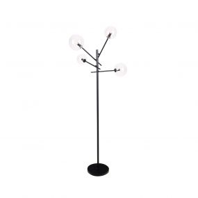 Maxlight Lollipop - staanlamp - 155 cm - zwart