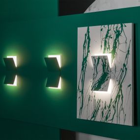 Faro Domino - inbouw wandverlichting - 26,5 x 16 cm - gips