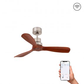 Faro mini Lantau - plafondventilator - Ø106 cm - incl. afstandsbediening - slimme ventilator optie - hout
