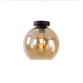 Artdelight Marino - plafondverlichting - Ø 25 x 26 cm - amber