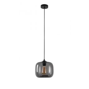Artdelight Preston - hanglamp - Ø 24 x 178 cm - gerookt
