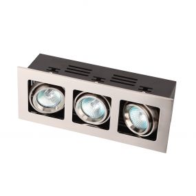 Maxlight Box - inbouwspot 3L - 280 x 110 mm, 265 x 95 mm inbouwmaat - chroom