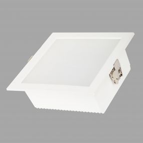 Maxlight Window - inbouwspot 1L - 165 x 165 mm, 140 x 140 mm inbouwmaat - 18W LED incl. - wit