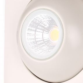 Maxlight Technical Spot H0068 - inbouwspot 1L - 110 x 110 mm, Ø 75 mm inbouwmaat - 8W LED incl. - wit