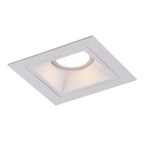 Maxlight Hit - inbouwspot 1L - 115 x 115 mm, 95 x 95 mm inbouwmaat - wit