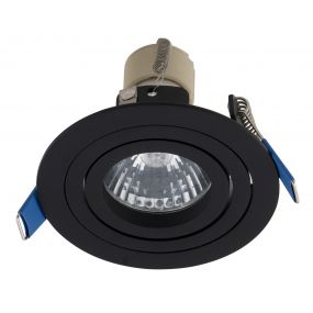 Maxlight Signal I - inbouwspot 1L - Ø 90 mm, Ø 75 mm inbouwmaat - zwart