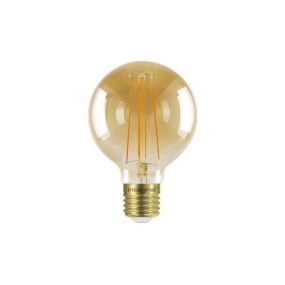 Integral LED lamp - Ø 8 x 12,2 cm - 5W dimbaar - 1800K - amber