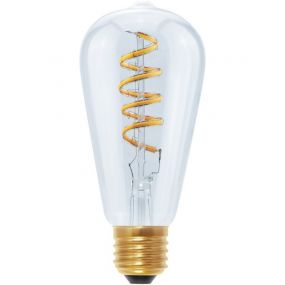 Segula LED lamp - Ambient Line - dim to warm - Ø 6,5 x 14,5 cm - E27 - 6,2W dimbaar - 2700K tot 2000K - transparant