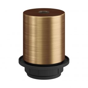 Creative Cables - E27 fitting met kabelklem  - Ø 4,5 x 5,1 cm - geborsteld brons