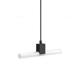 Creative Cables - hanglamp 1L - 12 x 200 cm - S14d - zwart