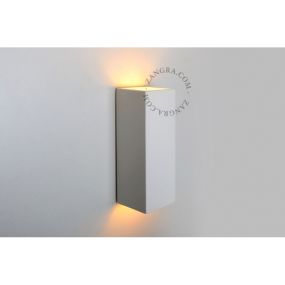 Zangra - wandverlichting - 9 x 9 x 25,5 cm - wit