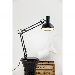Design for the People Arki - tafellamp/wandlamp/klemlamp - 25 x 20 x 52 cm - zwart