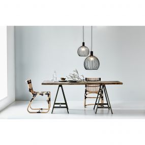 Design for the People Aver 40 - hanglamp - Ø  40 x 52,85 cm - zwart