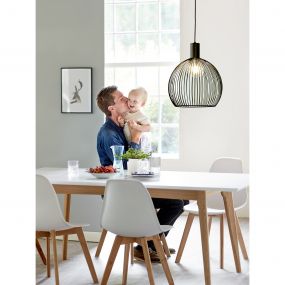 Design for the People Aver 50 - hanglamp - Ø 50 x 61,85 cm - zwart