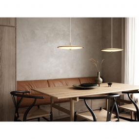 Design for the People Blanche 32 - hanglamp - Ø 42 x 14,5 cm - 23 dimbare LED incl. - messing