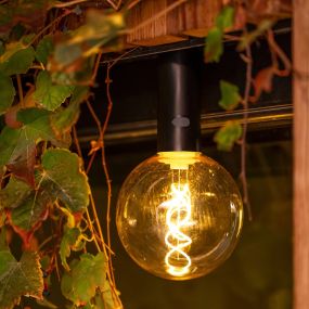 New Garden Edy - draagbare oplaadbare lichtbron met afstandsbediening - Ø12 x 23 cm - 3W dimbare LED incl. - IP54 - zwart