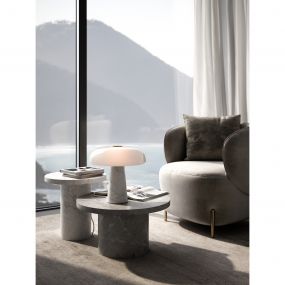 Design for the People Glossy - tafellamp - Ø 32 x 32 cm - opaal wit