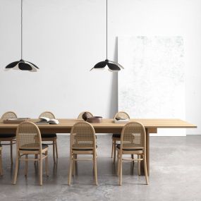 Design for the People Maple - hanglamp - Ø 55 x 28 cm - zwart