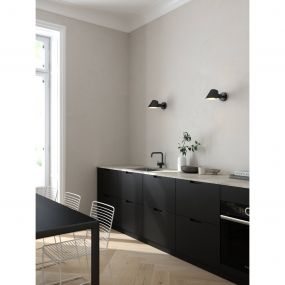 Design for the People Stay Short - wandverlichting met schakelaar - 15 x 11,7 cm - zwart