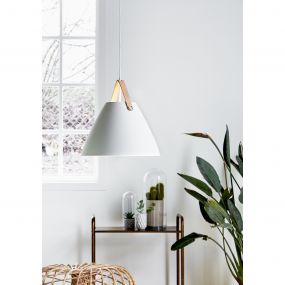 Design for the People Strap 36 - hanglamp - Ø 36 x 43,75 cm - wit