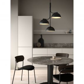 Design for the People Tullio - hanglamp - Ø 60 x 82 cm - zwart