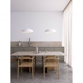 Design for the People Versale - hanglamp - Ø 49,5 x 41 cm - wit