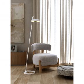 Design for the People Versale - vloerlamp - 140 cm - wit