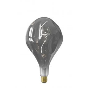 Calex Organic Evo LED lamp - Ø 16,5 x 28 cm - E27 - 6W - dimbaar - 2100K - titanium