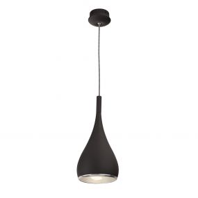 Maxlight Vigo - hanglamp - Ø 16 x 120 cm - zwart