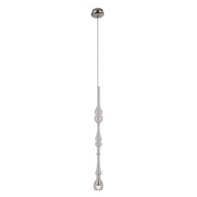 Maxlight Murano - hanglamp - Ø 6 x 190 cm - 3W LED incl. - chroom