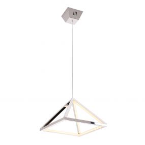 Maxlight Peak - hanglamp - Ø 30 x 180 cm - 20W LED incl. - chroom