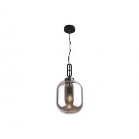 Maxlight Honey - hanglamp - Ø 24 x 150 cm - zwart