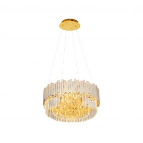 Maxlight Trend - hanglamp - Ø 45 x 150 cm - goud