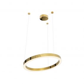 Maxlight Luxury - hanglamp - Ø 70 x 250 cm - 43W dimbare LED incl. - goud