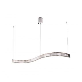 Maxlight Saphir - hanglamp - 144 x 29 x 180 cm - 18W LED incl. - chroom