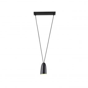 Maxlight Sistema - hanglamp - 18 x 6 x 150 cm - zwart