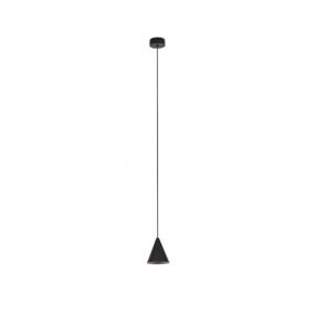 Maxlight Comet Bell - hanglamp - Ø 8 x 150 cm - 5W LED incl. - zwart