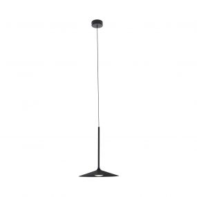 Maxlight Hana - hanglamp - Ø 17,5 x 150 cm - 6W LED incl. - zwart