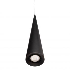 Projectlight Athena - hanglamp - Ø 8 x 200 cm  - zwart