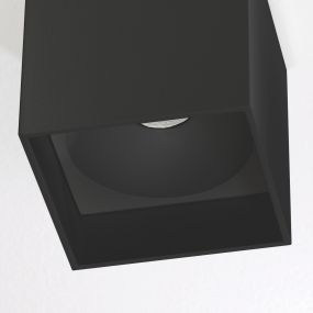 Artdelight Brock - plafondverlichting - 10 x 10 x 10 cm - 7W dimbare LED incl. - zwart