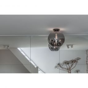 Artdelight Marino - plafondverlichting - Ø 20 x 21 cm - titan