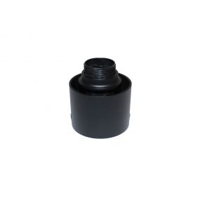Artdelight Rosario - lamphouder voor PL 202 - Ø8 x 9,5 cm - zwart