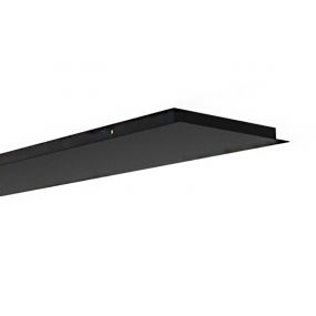 Artdelight Plate - plafondplaat uitbreidbaar tot 15 lampen - 160 x 30 x 3 cm - zwart