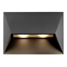 Nordlux Pontio - buiten wandverlichting - 27 x 9 x 19 cm - IP54 - zwart