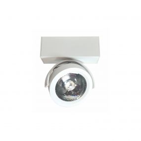 Artdelight Dutchess LED - opbouwspot 1L - 16 x 6 x 19 cm - 13W dimbare LED incl. - wit