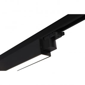 Maxlight Linear - 3-fase railsysteem - 120,8 x 5 x 6,6 cm - 36W LED incl. - zwart