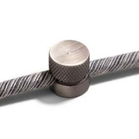 Creative Cables Sarè - metalen plafond/wand bevestigingspunt - ø 1,6 cm - titanium