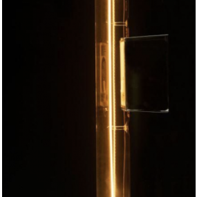 Segula LED lamp - Design Line - Ø 3 x 50 cm - S14d - 8W dimbaar - 1900K - gerookt