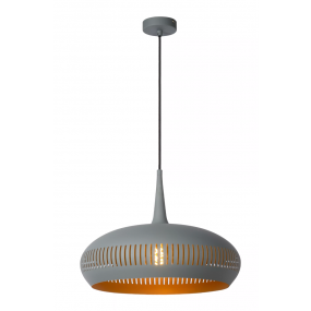 Lucide Rayco - hanglamp - Ø 45 x 146,6 cm - grijs