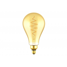 Nordlux LED filament lamp - Ø 16 x 29 cm - E27 - 8,5W dimbaar - 2000K - amber